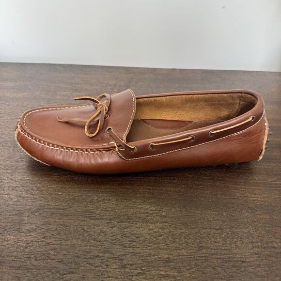 Cole Haan Gunnison 1 Eye Driver Moccasins Men's Shoe 10D Tie Leather Cushioned - Picture 6 of 16
